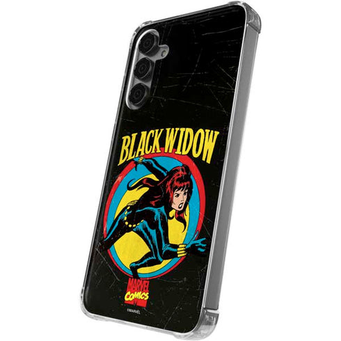 Marvel Classic Comics Black Widow Galaxy S24 Plus Clear Case